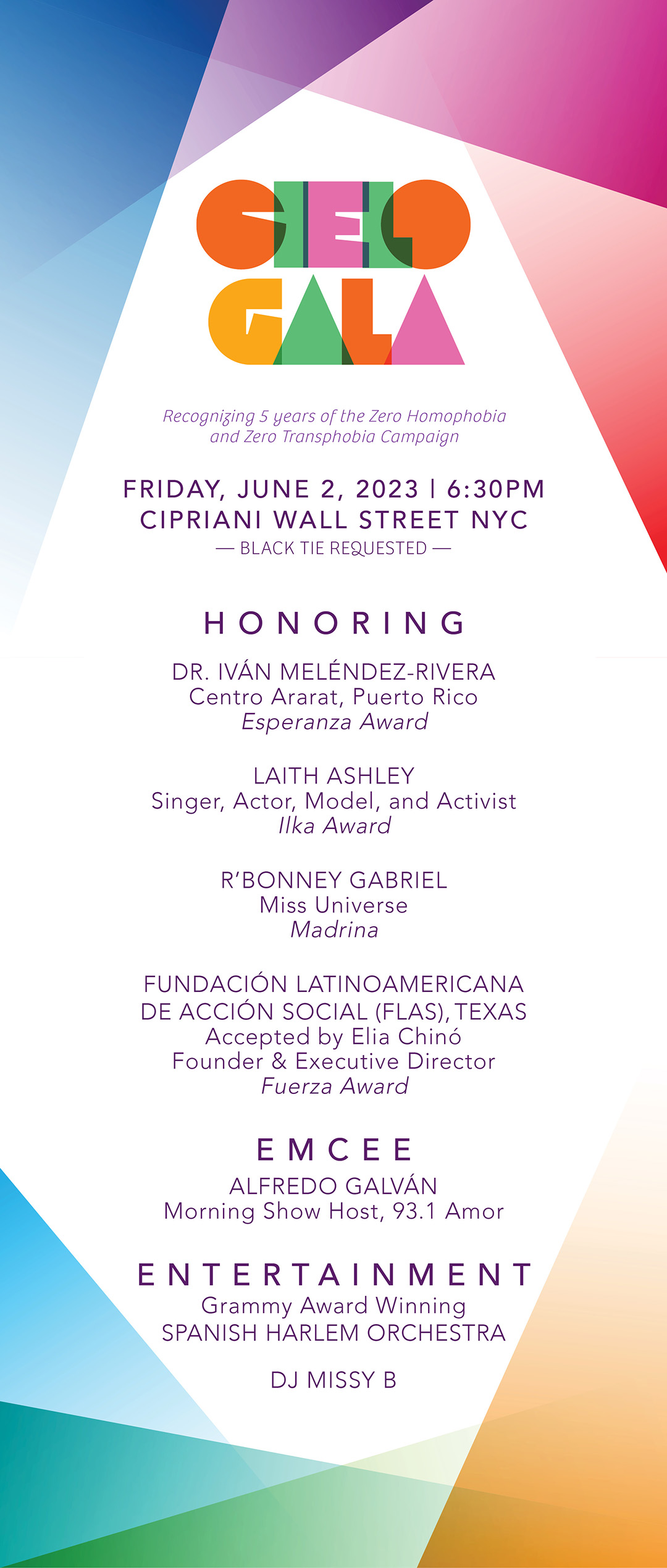A Gala to Celebrate the work of the Latino Commission on AIDS